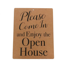 Load image into Gallery viewer, Open House Door Sign (SCV)
