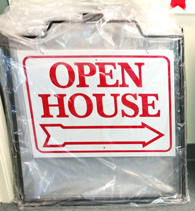 Metal A-Frames with Open House Signs (SFV)